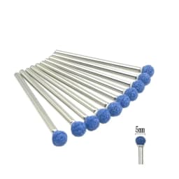 10pcs/set Dental Stone Grinder Polisher Burs 2.35mm Shank For Contouring Shaping Porcelain Dental Rotary Stone Polisher