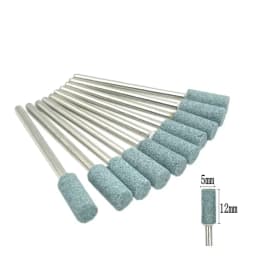 10pcs/set Dental Stone Grinder Polisher Burs 2.35mm Shank For Contouring Shaping Porcelain Dental Rotary Stone Polisher
