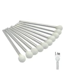 10pcs/set Dental Stone Grinder Polisher Burs 2.35mm Shank For Contouring Shaping Porcelain Dental Rotary Stone Polisher