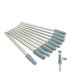 10pcs/set Dental Stone Grinder Polisher Burs 2.35mm Shank For Contouring Shaping Porcelain Dental Rotary Stone Polisher