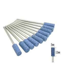 10pcs/set Dental Stone Grinder Polisher Burs 2.35mm Shank For Contouring Shaping Porcelain Dental Rotary Stone Polisher