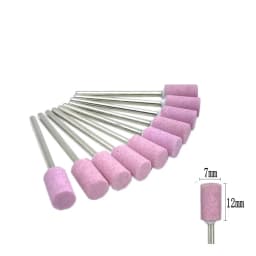 10pcs/set Dental Stone Grinder Polisher Burs 2.35mm Shank For Contouring Shaping Porcelain Dental Rotary Stone Polisher