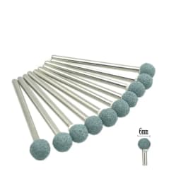 10pcs/set Dental Stone Grinder Polisher Burs 2.35mm Shank For Contouring Shaping Porcelain Dental Rotary Stone Polisher