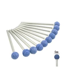 10pcs/set Dental Stone Grinder Polisher Burs 2.35mm Shank For Contouring Shaping Porcelain Dental Rotary Stone Polisher