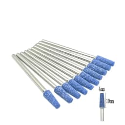 10pcs/set Dental Stone Grinder Polisher Burs 2.35mm Shank For Contouring Shaping Porcelain Dental Rotary Stone Polisher