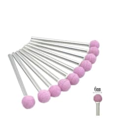 10pcs/set Dental Stone Grinder Polisher Burs 2.35mm Shank For Contouring Shaping Porcelain Dental Rotary Stone Polisher
