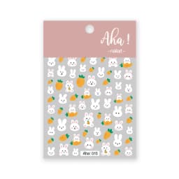 1pc Cartoon Kawaii Dinosaur bear animal Nail Art Sticker rabbit Floret Ultra-thin Japanese Decal Self Adhesive Manicure Decor #3