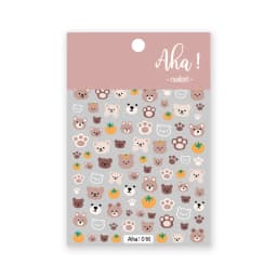 1pc Cartoon Kawaii Dinosaur bear animal Nail Art Sticker rabbit Floret Ultra-thin Japanese Decal Self Adhesive Manicure Decor #3