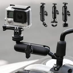 For Gopro Motorcycle Support Ram Mount Motorcycle Go Pro Handlebar Mount Bicycle Holder Bracket Sports Camera Support Gopro Moto