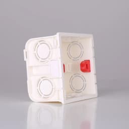 Depoguye Model 86 square recessed inner mounted plasterboard junction box Wall switch socket bottom box is suitable for EU UK