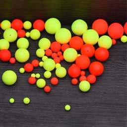 100PCS Hot EPS Stoppers Night Bottom Foam Floats Ball Beans Fishing Floats Beads