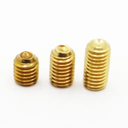 2-10pcs M2 M2.5 M3 M4 M5 M6 M8 M10 DIN916 Brass Hex Socket Set Screw Headness Grub Screw Bolts