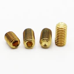 2-10pcs M2 M2.5 M3 M4 M5 M6 M8 M10 DIN916 Brass Hex Socket Set Screw Headness Grub Screw Bolts