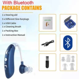 Bluetooth Hearing Aid Amplifiers USB Charge Hearing Aids Audifonos Sound Devices Volume Control Adjustable Tone Loss Ompensation