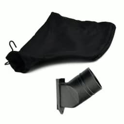 Anti-dust Cover Bag Connector Ash Outlet Dust Collection Bag For 255 Miter Saw Belt Sander Aluminum Sawing Machine Parts