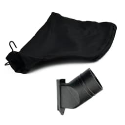 Anti-dust Cover Bag Connector Ash Outlet Dust Collection Bag For 255 Miter Saw Belt Sander Aluminum Sawing Machine Parts