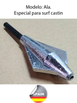 Surf Casting Fishing Sinkers - Alas, Weight: 60g, 70g, 80g, 90g, 100g, 110g, 125g - Lot Price