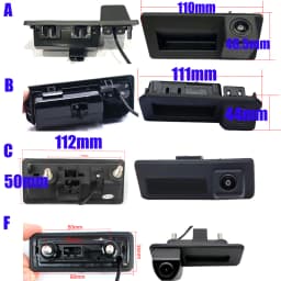 Car CanBus Reversing Parking Rear View Camera for Skoda Octavia Volkswagen Tiguan 187B 280 MQB PQ Audi A5 Q5 Dynamic Trajectory