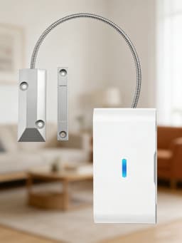 Wireless Rolling Shutter Door Sensor Garage Gates Magnetic Detector Thickening Switch Anti-theft 433MHz Home Alarm System