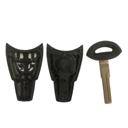 BEST KEY Remote Car Key Shell Case For Saab 9-3 93 2003-2007 Replacement Keyless Fob Case 4 Buttons Uncut Blade Smart Card