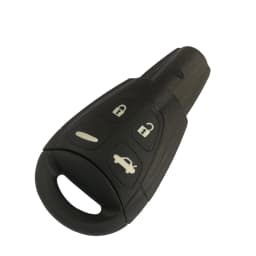 BEST KEY Remote Car Key Shell Case For Saab 9-3 93 2003-2007 Replacement Keyless Fob Case 4 Buttons Uncut Blade Smart Card