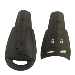 BEST KEY Remote Car Key Shell Case For Saab 9-3 93 2003-2007 Replacement Keyless Fob Case 4 Buttons Uncut Blade Smart Card