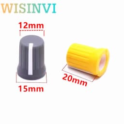 5pcs 15*20MM Half-axis EQ Gain Rubber Knob for Pioneer Mixer DJM750 800 850 900 2000 Mixer Freely Adjust the Angle