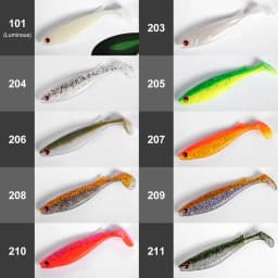 NOEBY 10cm 8g 11.5cm 13.6g Soft Lure Silicone Bait Jigging Wobbler Paddle Tail Drive Shad Artificial Swimbait Pike Leurre Souple
