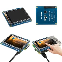 2.4 Inch Raspberry Pi Touch Screen SPI Interface TFT LCD 320×240 Pixel Display LED Backlight for Raspberry Pi 4B 3B+ Zero 2 W