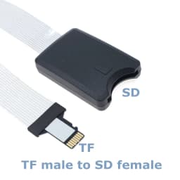 10cm 60cm TF Male Female To Micro SD Female Male Card Reader Extension Adapter Cable Extender For Car GPS Phone TV Camera
