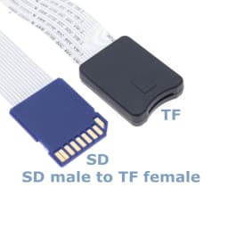 10cm 60cm TF Male Female To Micro SD Female Male Card Reader Extension Adapter Cable Extender For Car GPS Phone TV Camera