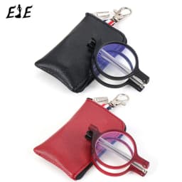 Portable Folding Anti Blue Light Reading Glasses With Case Women Men Round Presbyopia Eyeglasses Design Hyperopia Eyewear