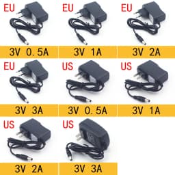 AC 110-240V DC 3V 5V 6V 9V 12V 15V 24V 0.5A 1A 2A 3A 5A 6A 8A Universal Power Adapter Supply Charger Adapter EU US for LED Light