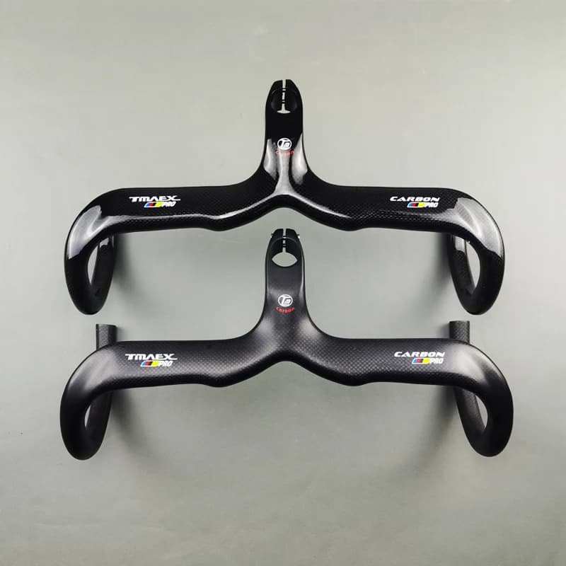 TMAEX 3K Surface New Road Bike Full Carbon One-Integrated Handlebar 28.6mm Carbon Road Handlebars 400/420/440