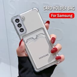 Card Holder Wallet Case For Samsung S25 S24 S26 Ultra S22 S23 A56 A55 5G A54 A52S 5G A53 A51 A17 A16 A15 A36 A34 A35 Cases Cover