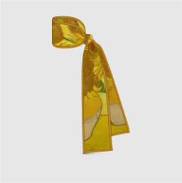 Van Gogh Oil Painting Scarf New Scarf Women Bag Hair Skinny Silk Scarves Designgn Foulard Neckerchief Headband For Ladies