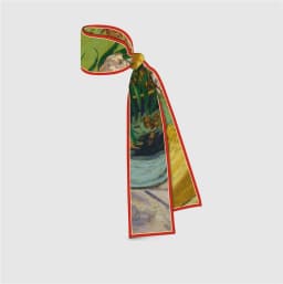 Van Gogh Oil Painting Scarf New Scarf Women Bag Hair Skinny Silk Scarves Designgn Foulard Neckerchief Headband For Ladies