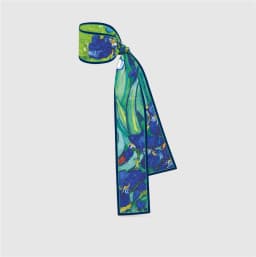 Van Gogh Oil Painting Scarf New Scarf Women Bag Hair Skinny Silk Scarves Designgn Foulard Neckerchief Headband For Ladies