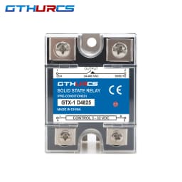SSR 10A 25A 40A 60A 80A 100A 120A high quality Single Phase Solid State Relay DC Control AC 3-32V Control 220V 10DA 25DA 40DA