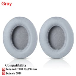 Studio 2/3 Pair Replacement Foam EarPads Earmuffs Ultra-soft Sponge Cushion For Beats Studio 2 3 Wired Wireless Headset Parts