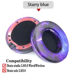 Studio 2/3 Pair Replacement Foam EarPads Earmuffs Ultra-soft Sponge Cushion For Beats Studio 2 3 Wired Wireless Headset Parts