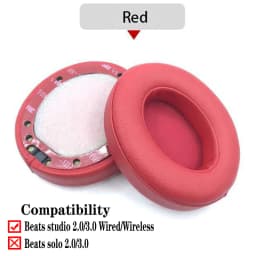 Studio 2/3 Pair Replacement Foam EarPads Earmuffs Ultra-soft Sponge Cushion For Beats Studio 2 3 Wired Wireless Headset Parts