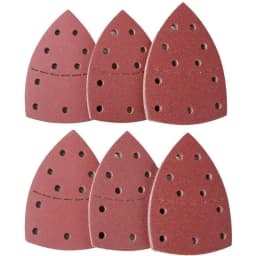 10pc Mouse Detail Sander Sandpaper 11 Holes Triangular Sanding Paper for Multi Sander Bosch PSM 160A Detail Palm 40-2000 Grits