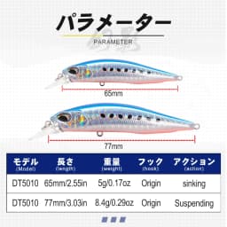 D1 Realis Minnow Fishing Lures Trout Lure 77mm/8.4g Suspending 65mm/5g Sinking Artificial Hard Wobblers For Bass 2020 Tackle