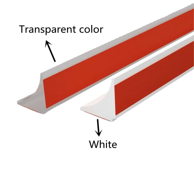 1Pc 100/200/300CM kitchen Water Retaining Strip Self-adhesive Door Seal Strip Bathroom Separation Shower Dam Barrier Accessory