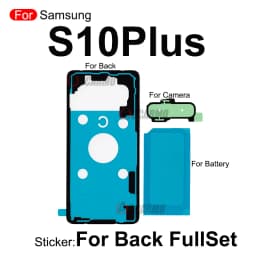 Fullset Sticker For Samsung Galaxy S10 Lite Plus S10+S10 5G S10E Front LCD Screen And Back Battery Adhesive Glue Replacement