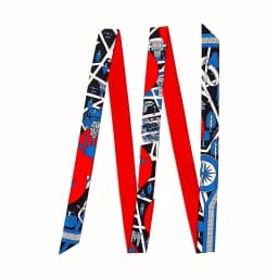 New Fashion Brand Scarf Women Hair Scarf Female Belt Design Skinny Bag Scarves For Ladies Silk Scarf Tie Bag Ribbons