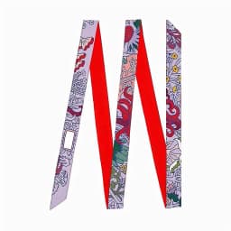 New Fashion Brand Scarf Women Hair Scarf Female Belt Design Skinny Bag Scarves For Ladies Silk Scarf Tie Bag Ribbons