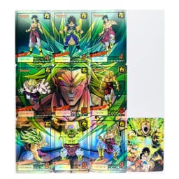 10pcs/set Z 9in1 Broli GT Super Saiyan Heroes Battle Card Ultra Instinct Game Collection Cards