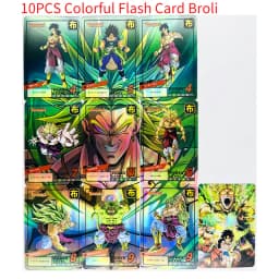 10pcs/set Z 9in1 Broli GT Super Saiyan Heroes Battle Card Ultra Instinct Game Collection Cards